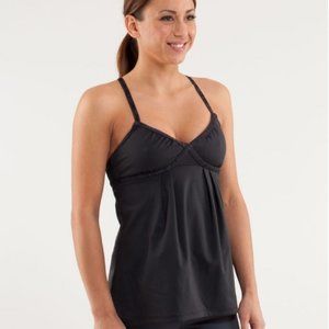 Lululemon Athletica Black Sleeveless Bustier Camisole